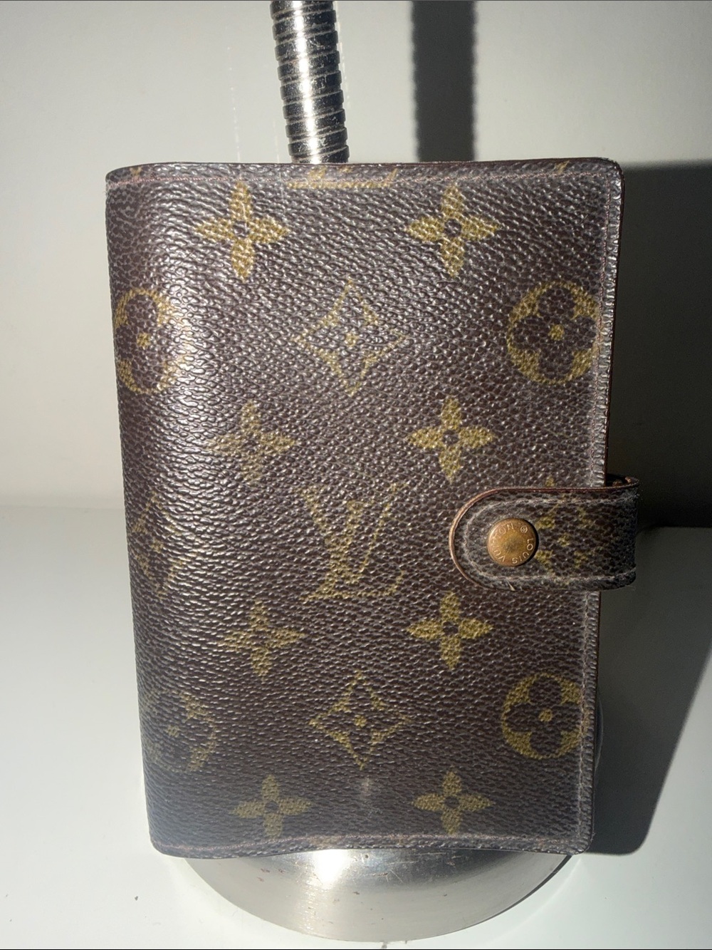 Louis Vuitton Monogram Canvas Agenda Cover - Brown and Gold